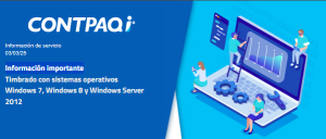Aviso!!! Clientes que timbran con Contpaqi A partir del 6 de marzo de 2025 ya no se podrá timbrar con sistemas operativos obsoletos de Windows Microsoft, aquí te explicamos