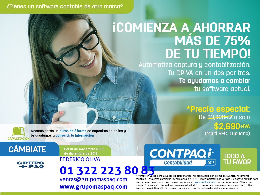 ahorra mas de un 75% de tiempo en grupo maspaq