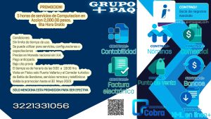 Paga 5 horas de servicio y la 6ta es gratis!!